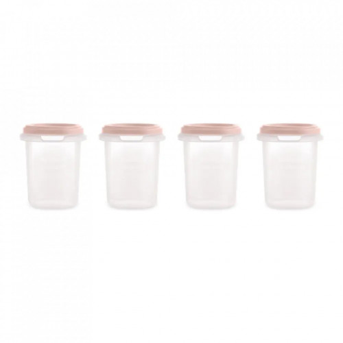 Set 4 Recipiente Ermetice gradate 250 ml Terra Blush