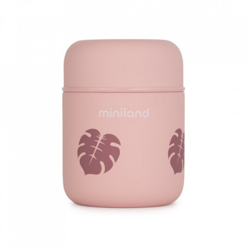 Termos mancare solida Mini Terra Leaves 280 ml Miniland