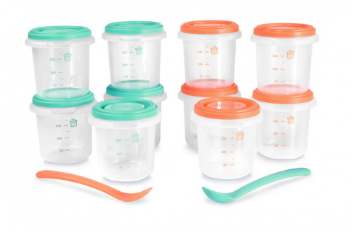 Set 10 Recipiente Ermetice 250 ml Mediteranean Miniland