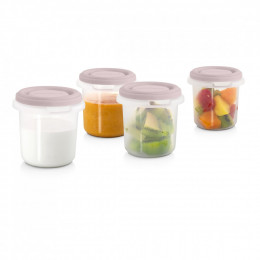 Set 4 Recipiente Ermetice gradate Terra Blush 250 ml Miniland,