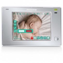 Interfon video monitorizare copii 3.5” Touch Miniland