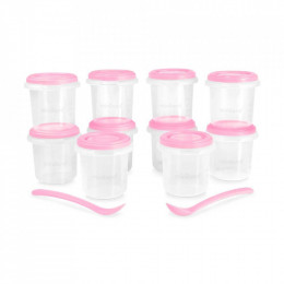 Set 10 Recipiente Ermetice 250 ml Rose