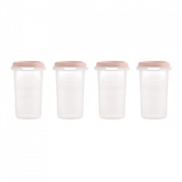 Set 4 Recipiente Ermetice gradate 330 mlTerra Blush