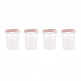 Set 4 Recipiente Ermetice gradate 250 ml Terra Blush