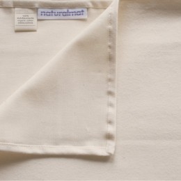 Cearsaf de protectie din bumbac organic periat pentru saltea copii 70x140