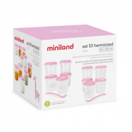 Set 10 Recipiente Ermetice 250 ml Rose