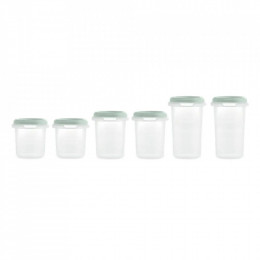 Set 6 recipiente 200 ml,250 ml,330 ml ermetice Dolce Mint