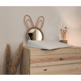 Perna plan inclinat 15° Bumbac Organic pentru pat 70x140cm