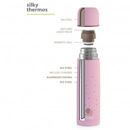 Termos lichide Silky Pink 500 ml Miniland