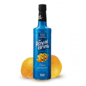 Sirop de Bar Blu Curacao Royal Drink