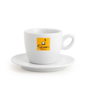 Cesti cu farfurie cafea regular Filicori 6 buc.