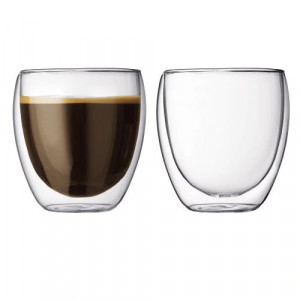 Set 2 Pahare Espresso Lavazza cu perete dublu