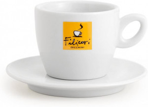 Cesti cappucino cu farfurie Filicori - 6 buc