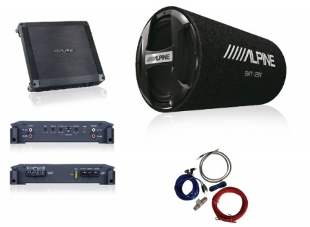Pachet Audio Alpine SWT-12S4 + BBX-T600 + 350940