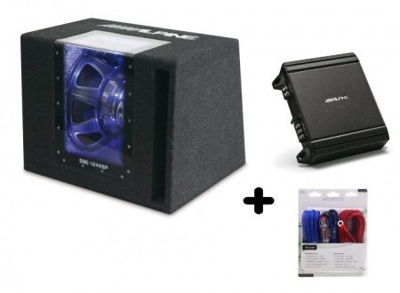 Pachet Audio BP Alpine SBG-1244BP + MRV-M250 + 350940