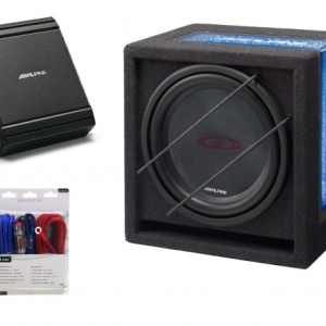 PACHET AUDIO ALPINE SBG-844 BR + MRV-M250+ 350940