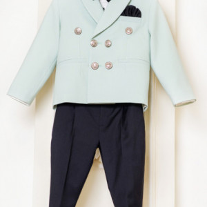 Costum baieti lux Elegant Gentleman Babyblue