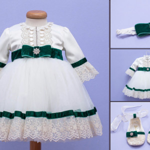 Set botez 3 piese Emerald Queen