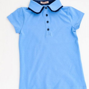 Tricou scoala albastru fete Daria