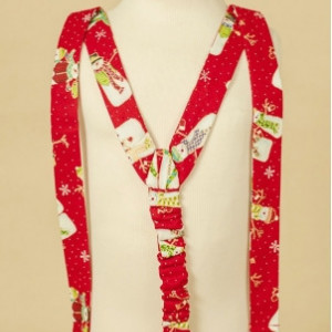 Bretele baieti Red Snowman