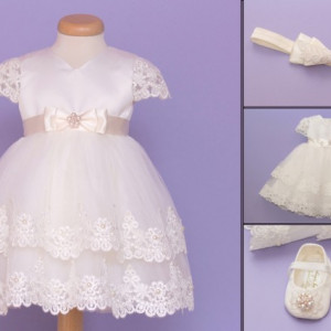 Set botez 3 piese Dear Lady