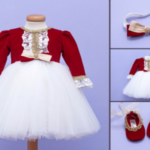 Set botez 3 piese Velvet Girl