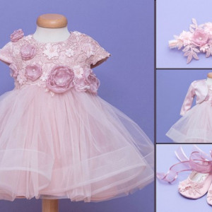 Set botez 4 piese Dusty Pink Reveries