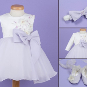 Set botez 4 piese Lavandine