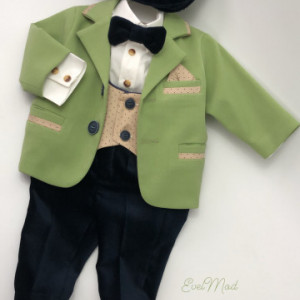 Costum baieti botez Andrei