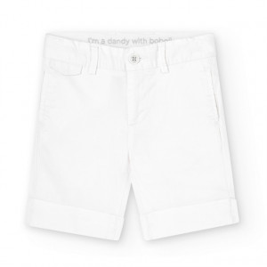 Pantaloni albi baieti Boboli 736220