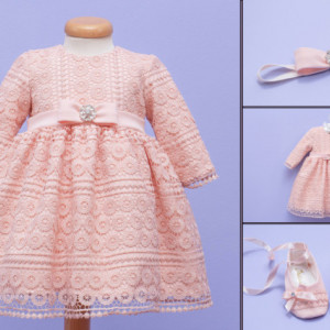 Set botez 3 piese Pinkie Beauty