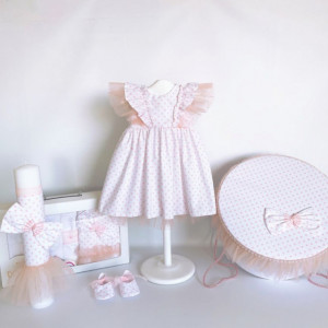 Trusou botez complet fete Polka Dots