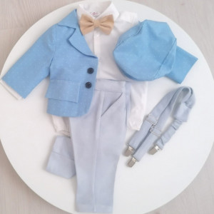 Costum botez 6 piese Landon