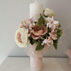 Lumanare botez Bouquet Treasure