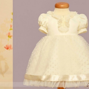 Rochie botez White Flower