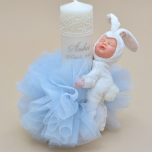 Lumanare botez personalizata Micul Iepuras