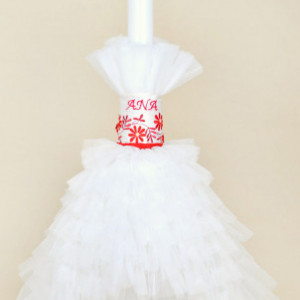 Lumanare botez personalizta Traditional lux