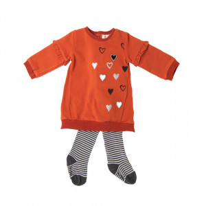 Rochie cu dresuri Babybol 20153