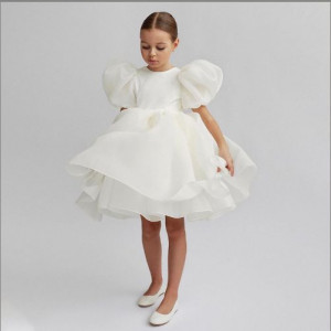 Rochie cu maneci bufante Hannah