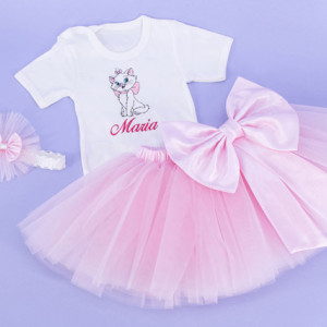 Set body si tutu personalizat pisica Marie