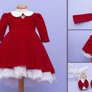 Set botez 3 piese Lady in Velvet