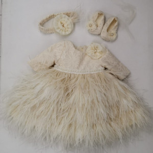 Set botez 3 piese My Feather Princess