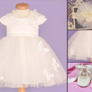 Set botez White Butterfly