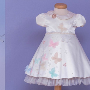 Rochie botez Butterflies Dance