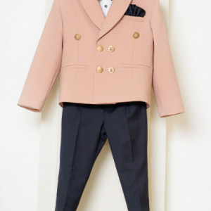 Costum baieti lux Elegant Gentleman Corai