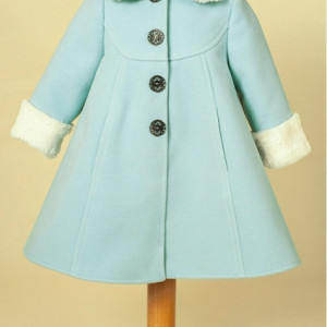 Palton stofa Blue Natalie