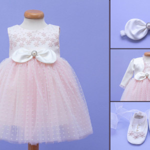 Set botez 4 piese Sweet Strawberry Cream