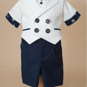 Costum botez baieti Hello Sailor