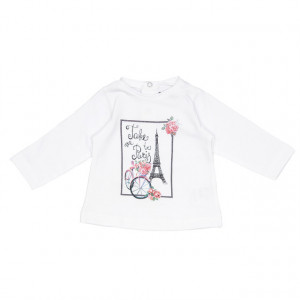 Bluza alba Babybol 10489