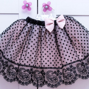 Fustita tutu ‘Pink and Black’